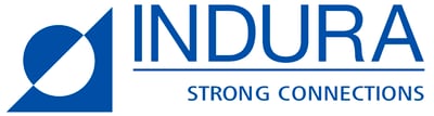 Indura-logo - Blå Gennemsigtig